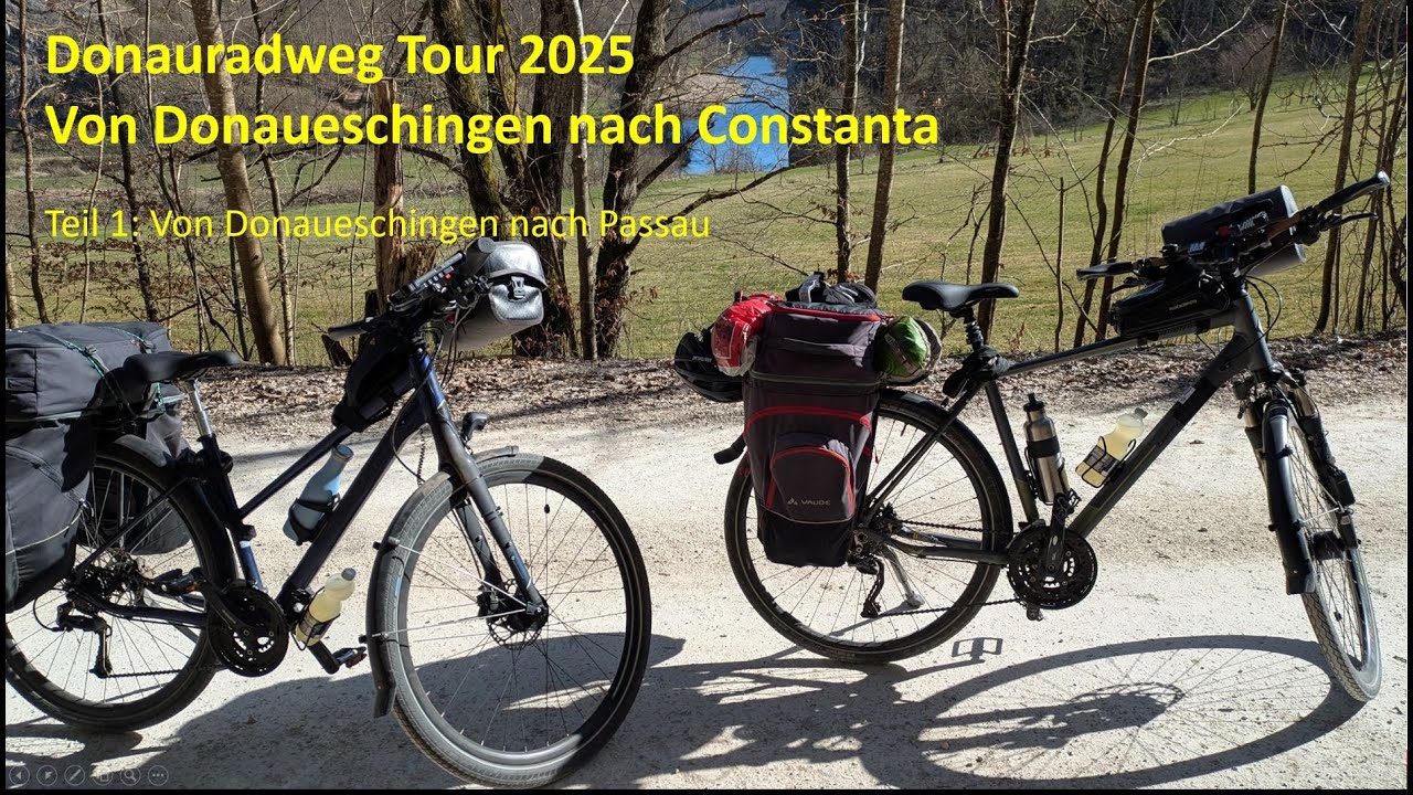 Donauradweg 2025 komplett. 1. Teil: Donau von Steinen nach Passau