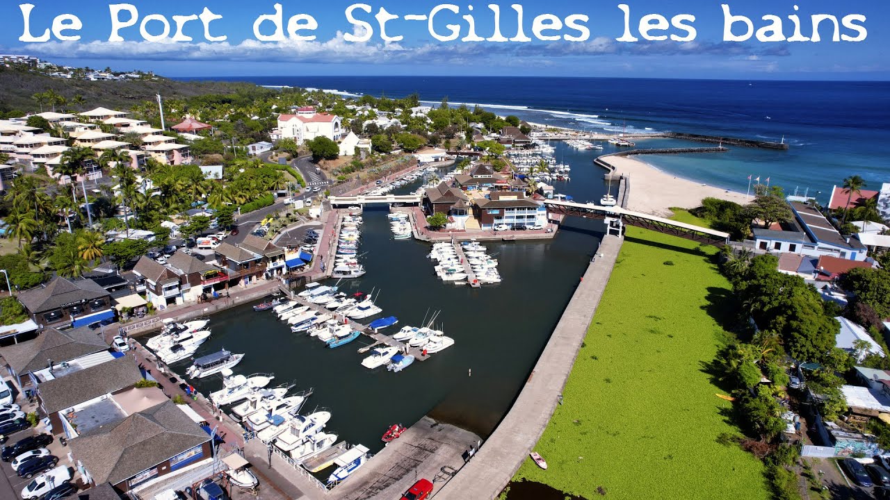 MA2S- Le Port de St-Gilles vu du ciel, La R&eacute;union 😎🇷🇪