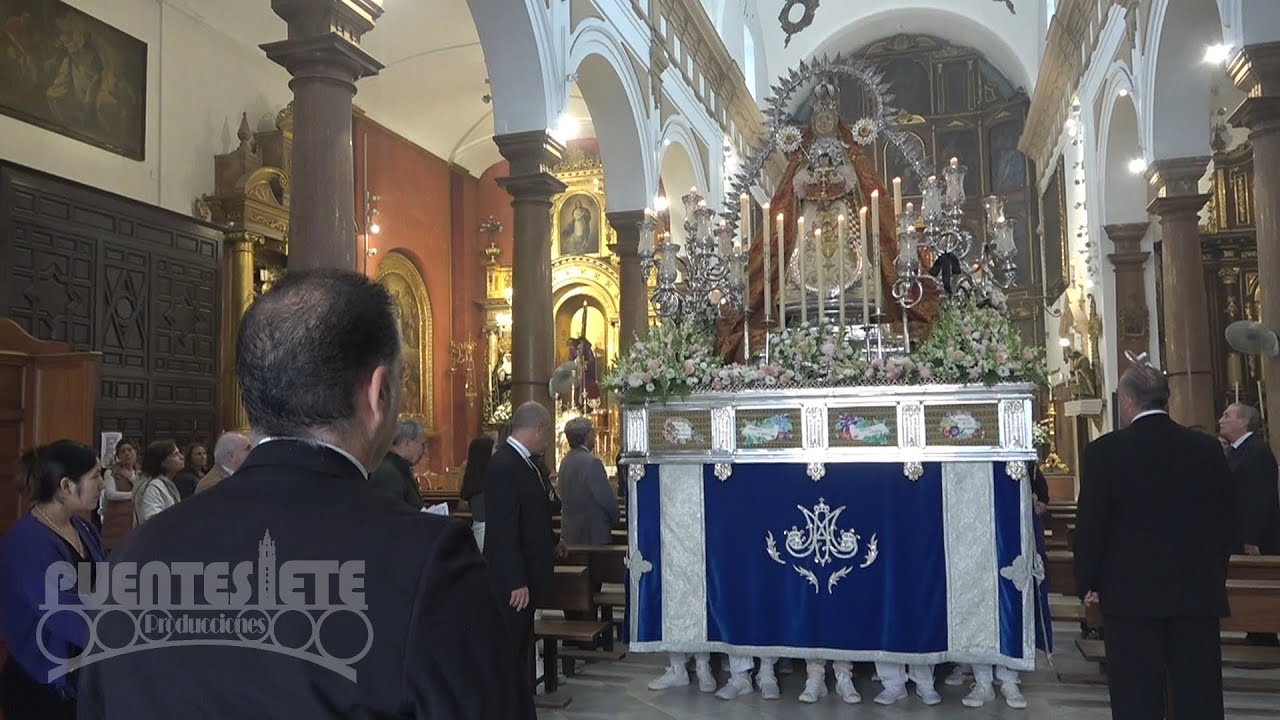 Procesión Virgen de la Sierra. Octubre en Sevilla de 2023.