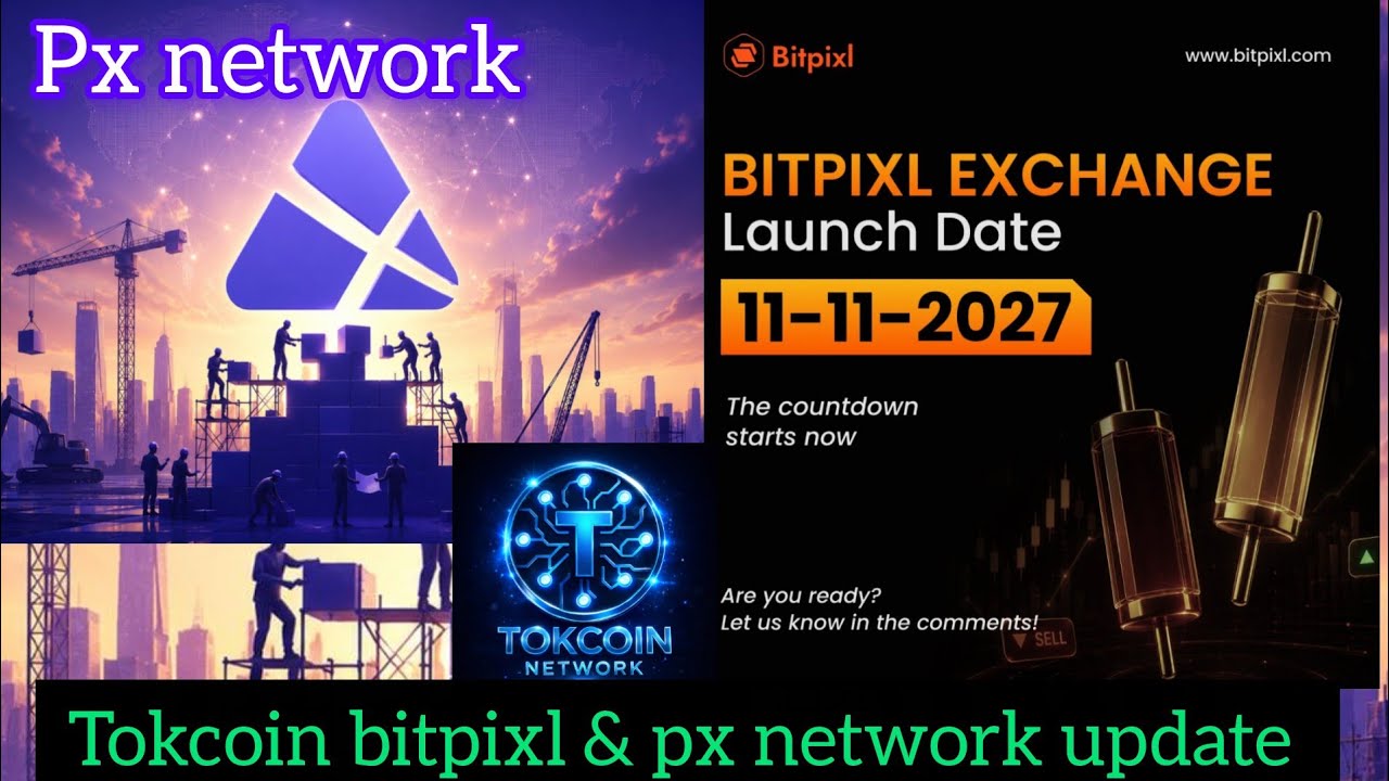 Tokcoin bitpixl & px network. New updates amakuru mashya kuri mining ducukura