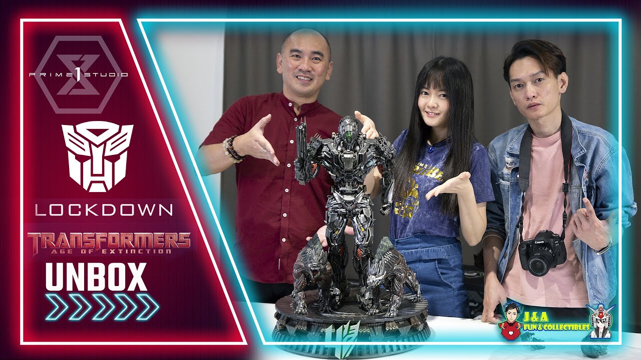 【Unboxing】Prime 1 Studio Transformers: Age of Extinction Lockdown and Steeljaw | J&A