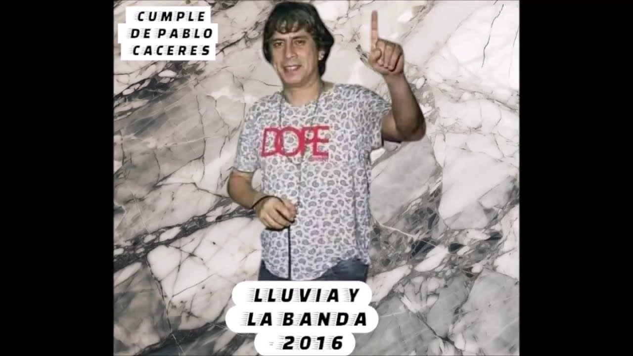 LLUVIA Y LA BANDA - CUMPLE DE PABLO CACERES - (COVER) - ACUSTICO - EN VIVO