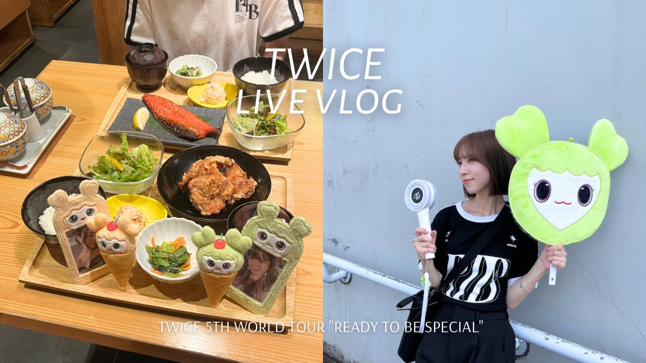 JPN/KOR) TWICE LIVE VLOG🤍 | READY TO BE SPECIAL、グッズ、アリーナ席、今年も奇跡？☀️