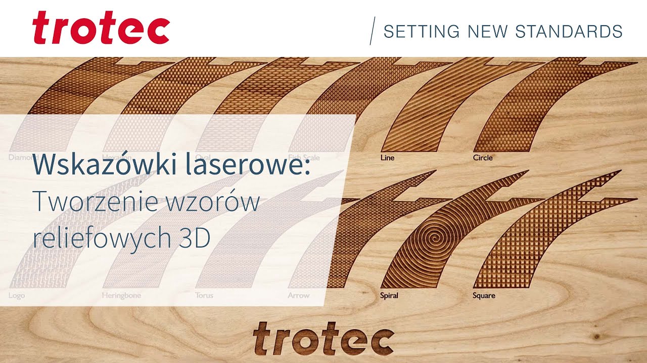 Wskazówki laserowe: Tworzenie wzorów reliefowych 3D