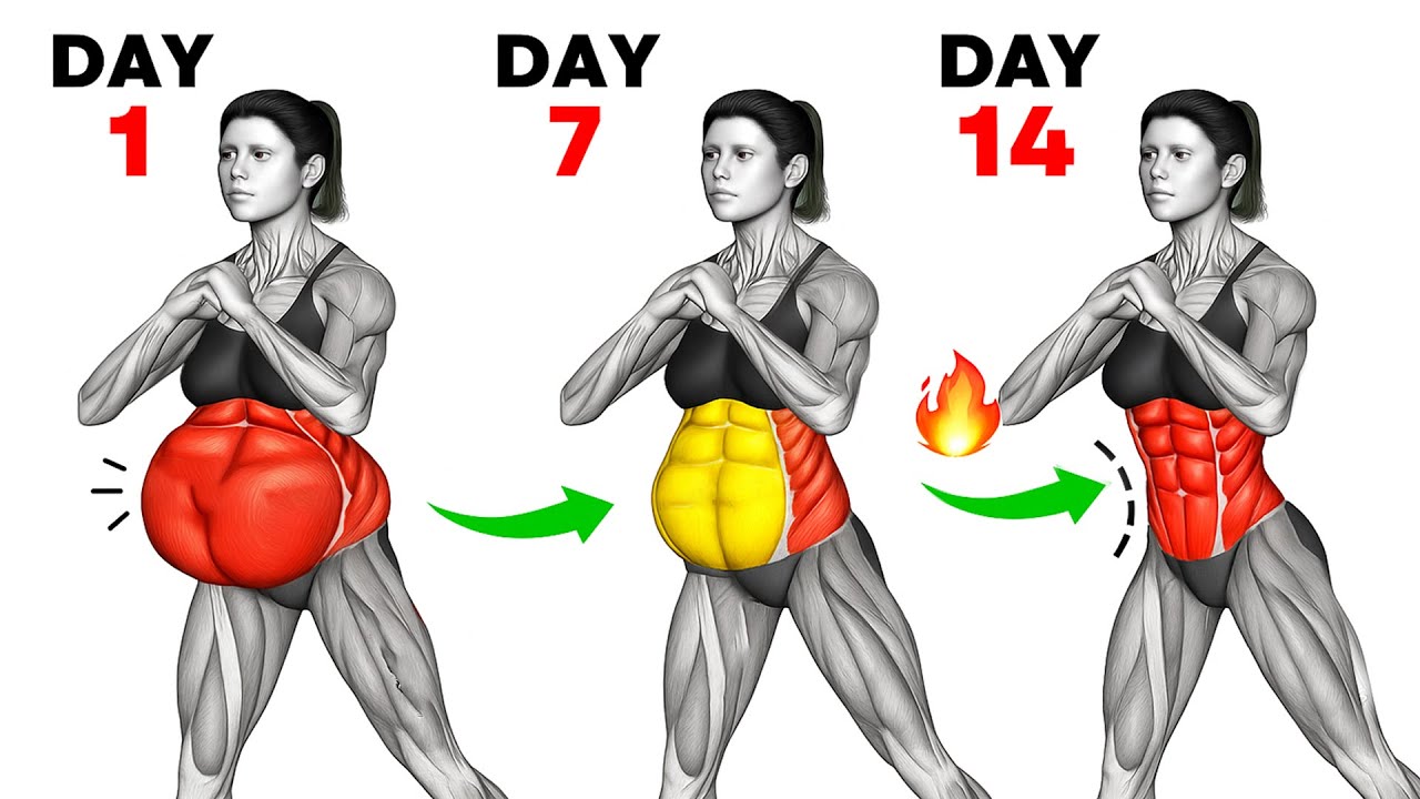 This 30-Minute Standing Ab Workout Burns Belly Fat Fast - No Equipment or Floor Work