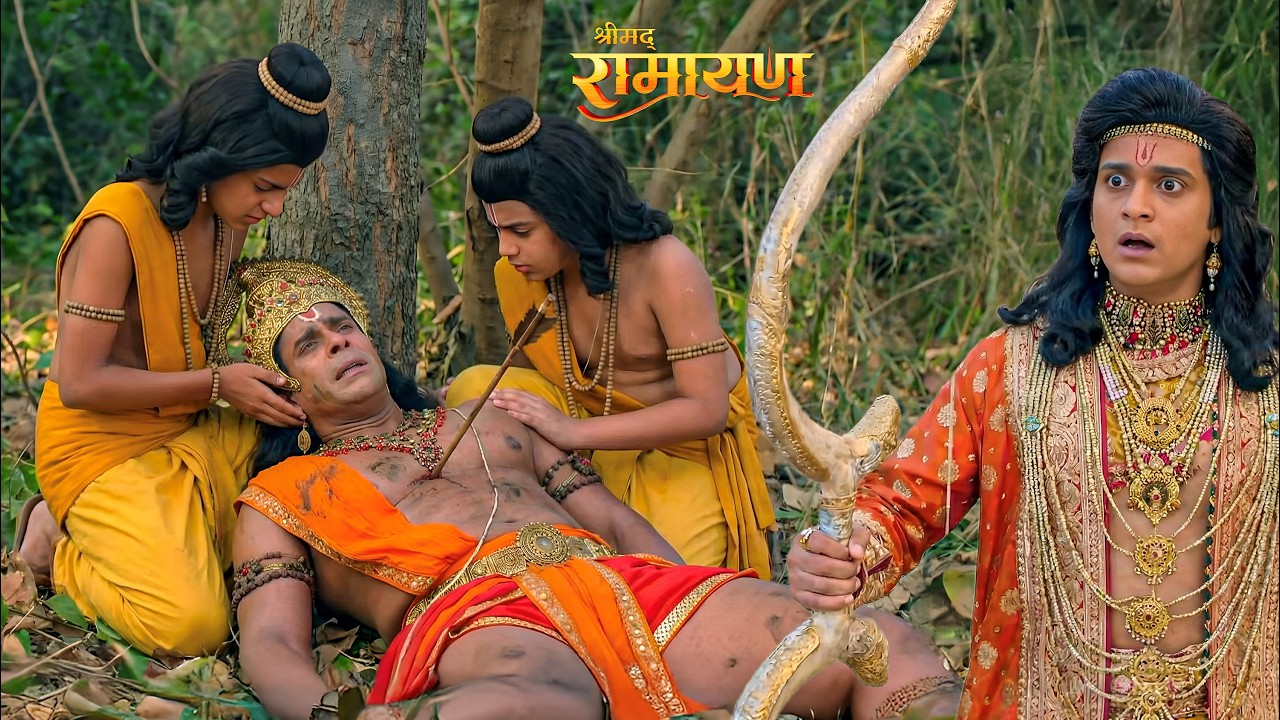 लव-कुश को बचाने कूद पड़े हनुमान, राम का बाण बना विनाश का कारण|| Shrimad Ramayan