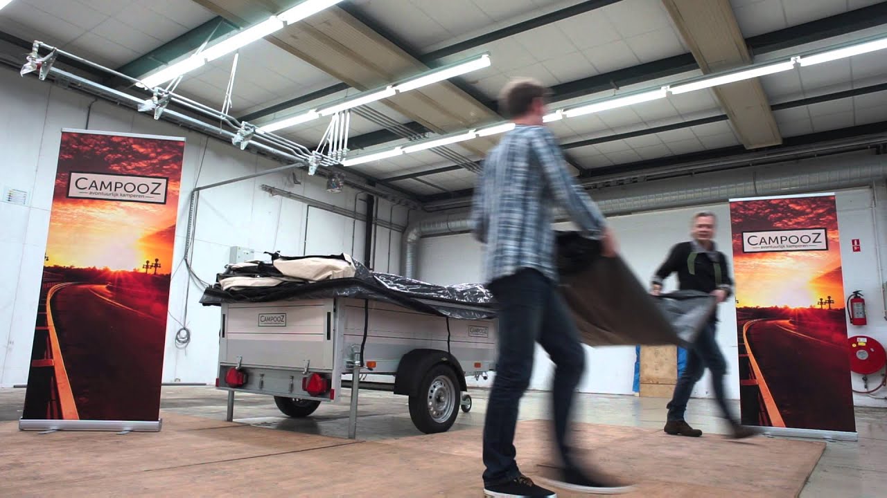 Campooz Fat Freddy staat binnen anderhalve minuut!