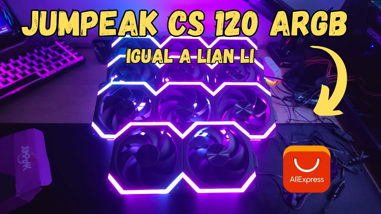 Review Jumpeak CS120: Fans do Aliexpress Iguais às Lian Li Unifan (Baratas!)