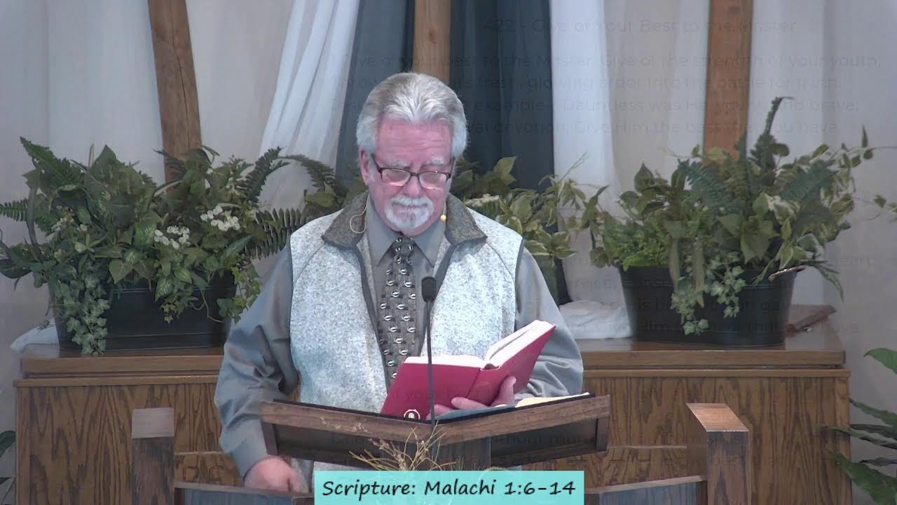 Jan. 25, 2026 - “Malachi – A Prophet for Our Day” – Part 3 - “Honor & Respect”