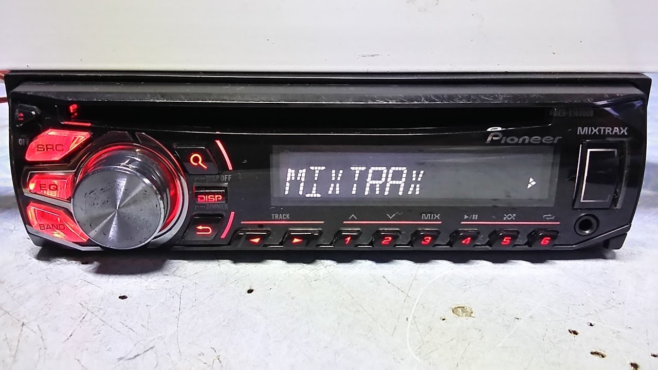 Pioneer DEH-X1650UB dando amp error, como puxar saída de áudio.