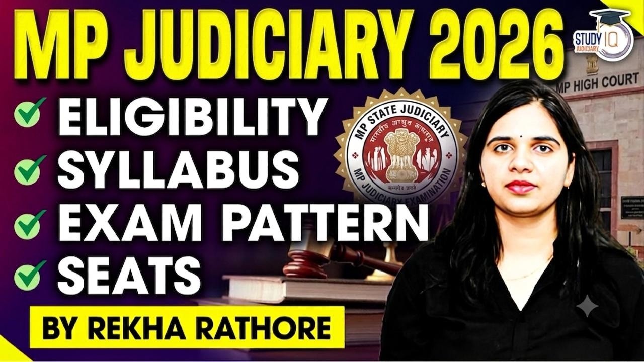 MP Judiciary 2026 | Eligibility, Pattern & Total Seats Explained | By Rekha Rathore