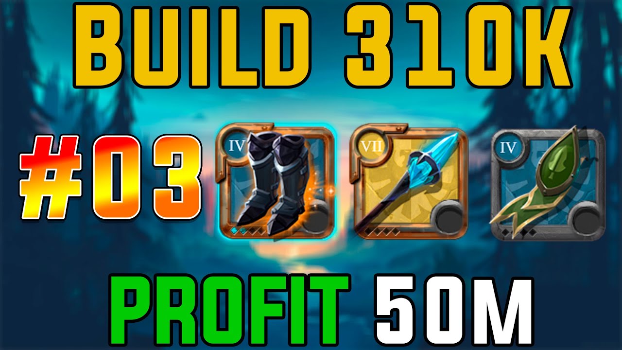 GREAT FROST 310K BUILD - 50M PROFIT MISTS #03 | Albion Online