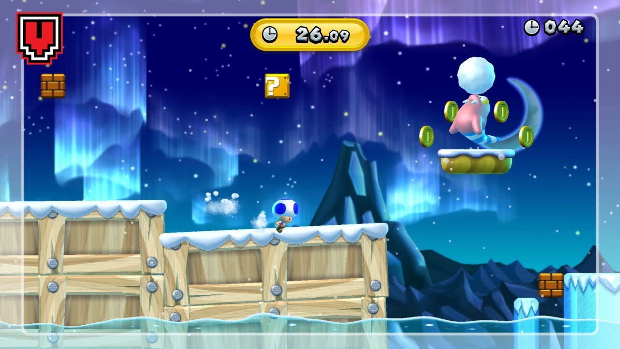 Fliprus Crossing (Gold medal) // NEW SUPER MARIO BROS U DELUXE walkthrough