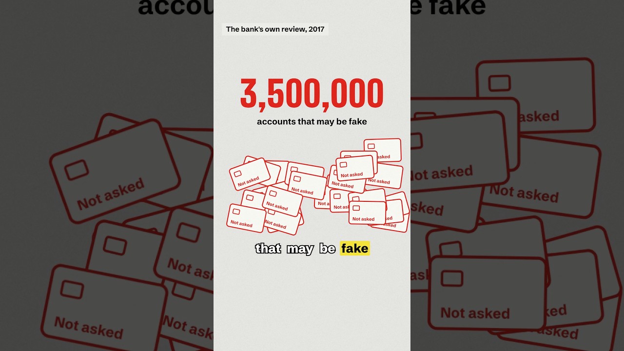A Bank Opened Millions of Fake Accounts in Its Customers' Names  #money #truestory #facts