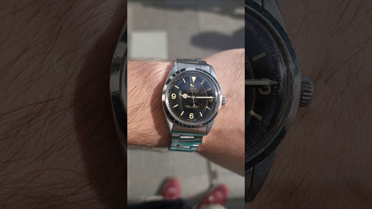Rolex Vintage Explorer1016, MK 6 gilt dial. #monstertimegallery #Rolex #rolex1016