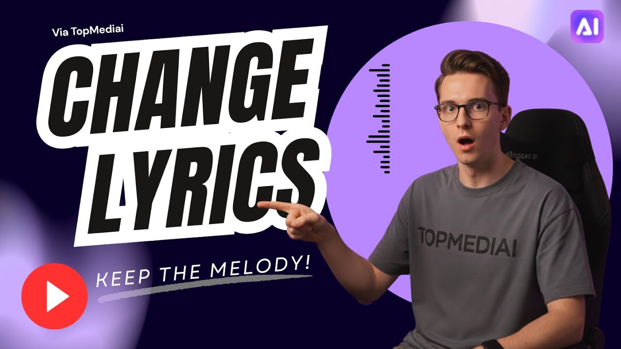 How to Change AI Song Lyrics Without Changing the Melody (TopMediai Tutorial)