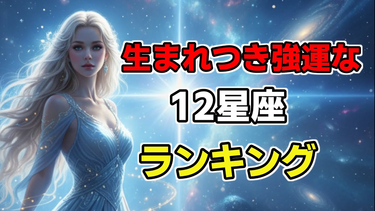 生まれつき強運体質な12星座ランキング｜あなたは何位？