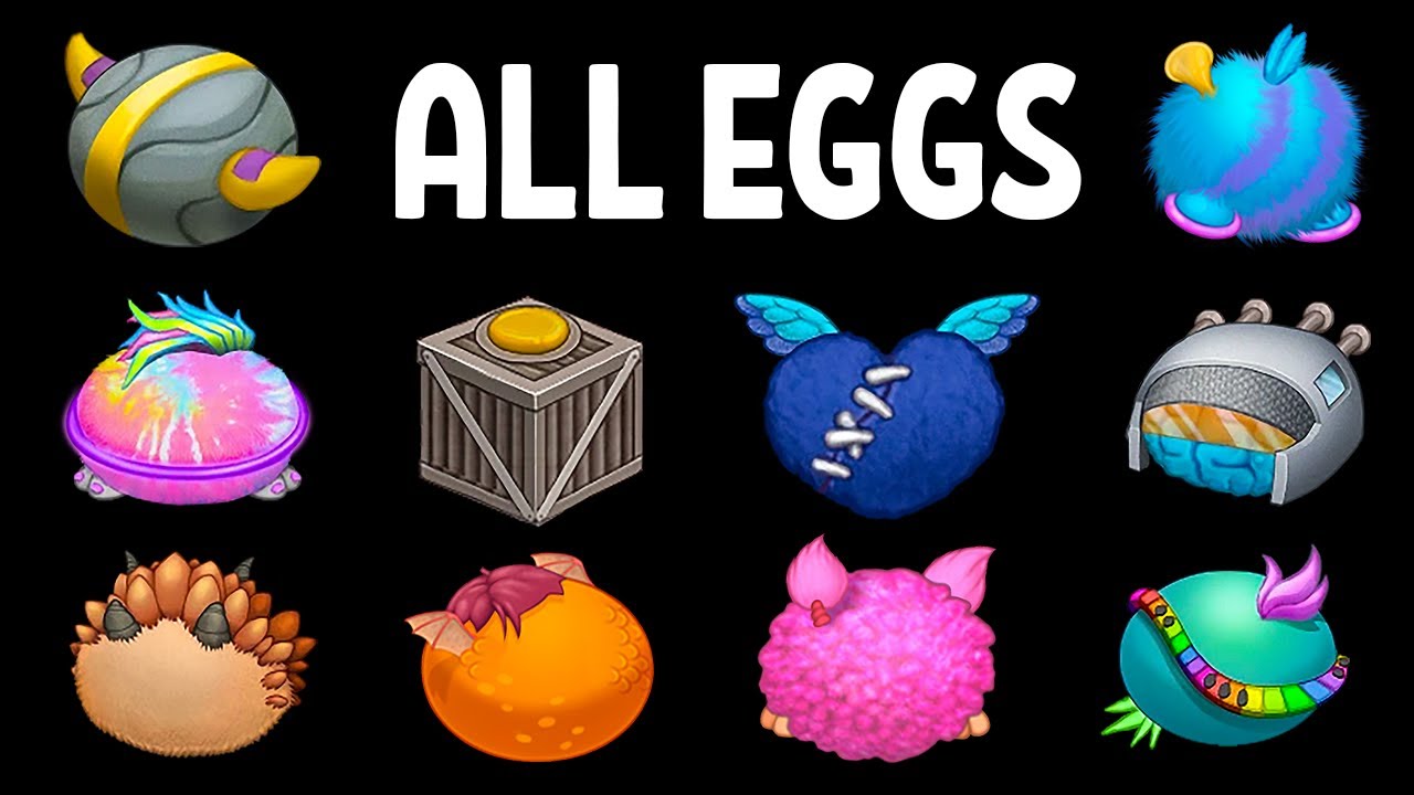 All Eggs - My Singing Monsters: Air Island (Sound and Animation)