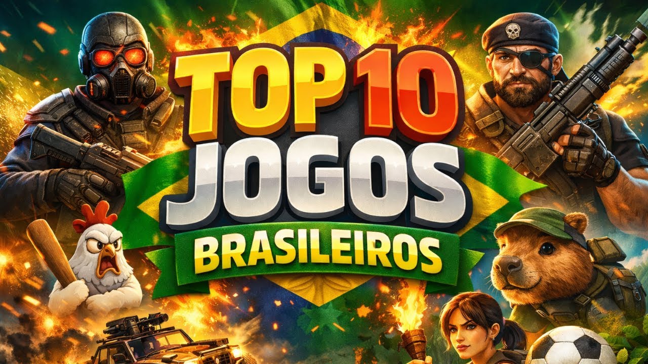 Top 10 Jogos Brasileiros Mais Incríveis Já Criados