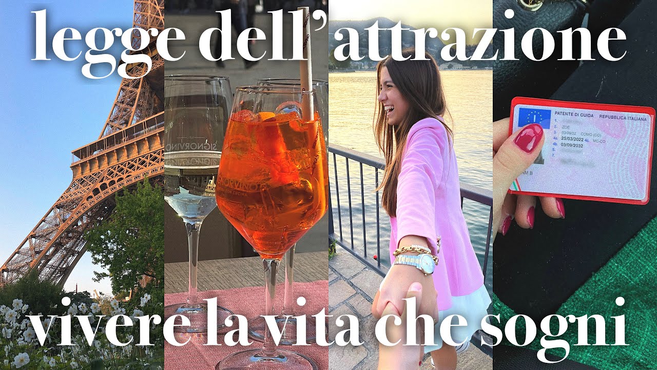 come la LEGGE DELL’ATTRAZIONE ha funzionato per me | metodi per manifestare i propri sogni