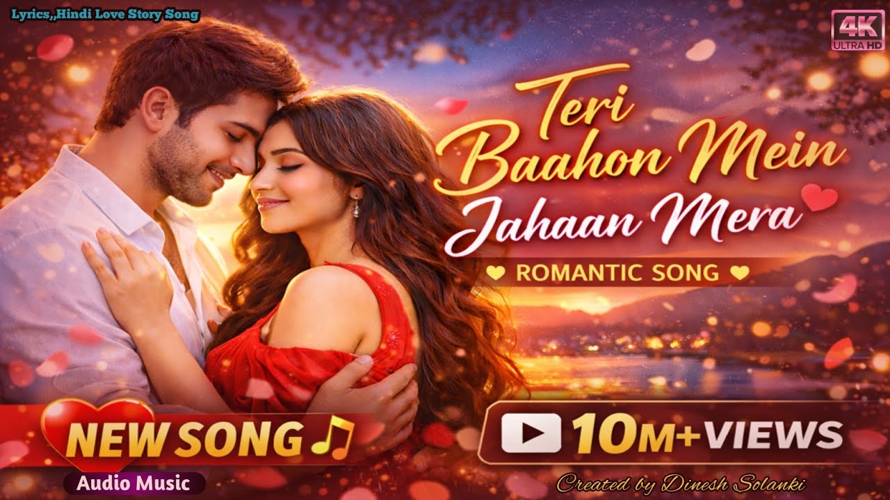 Teri Baahon Mein Jahaan Mera ❤️New Hindi Romantic Song 2026 | Love Song | pyar| Official Music Video