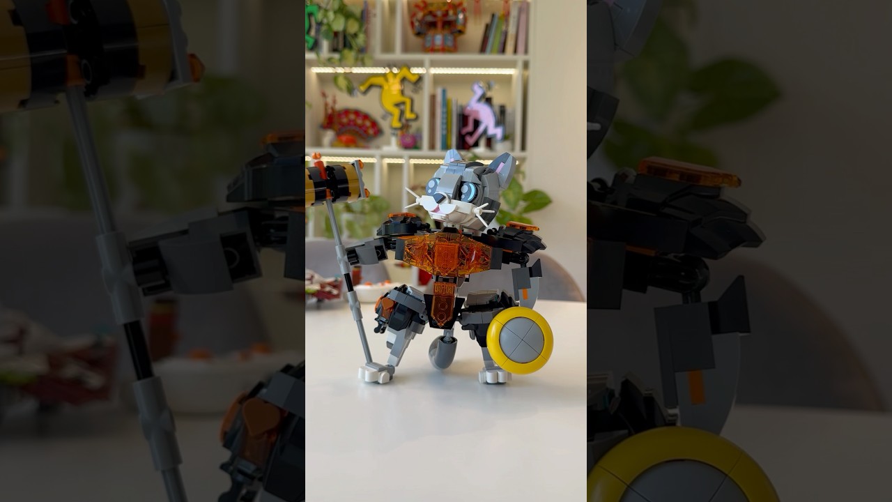 Playful Cat x Ninjago 🔥 Instructions available! #lego #legomoc #reviews #31163 #71806 #ninjago