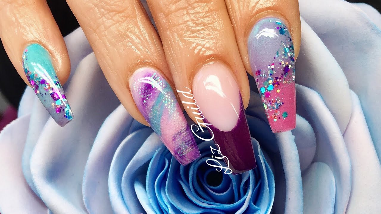 Acrylic Nails | Colour Changing Nails