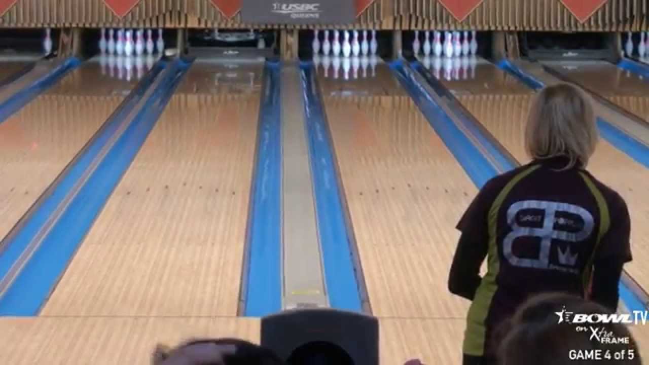 Germany's Birgit Poeppler shoots 300 live on BowlTV on Xtra Frame