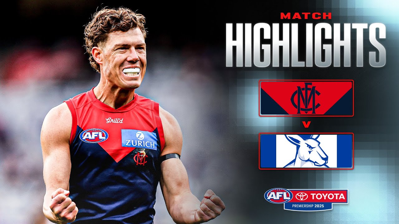 Melbourne v North Melbourne Highlights | Round 18, 2025 | AFL