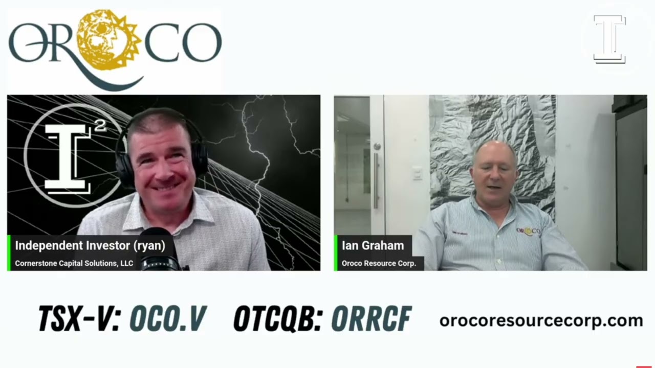 The Only Copper Stock To Buy | Oroco Resource Expands TSX-V: OCO, OTC: ORRCF
