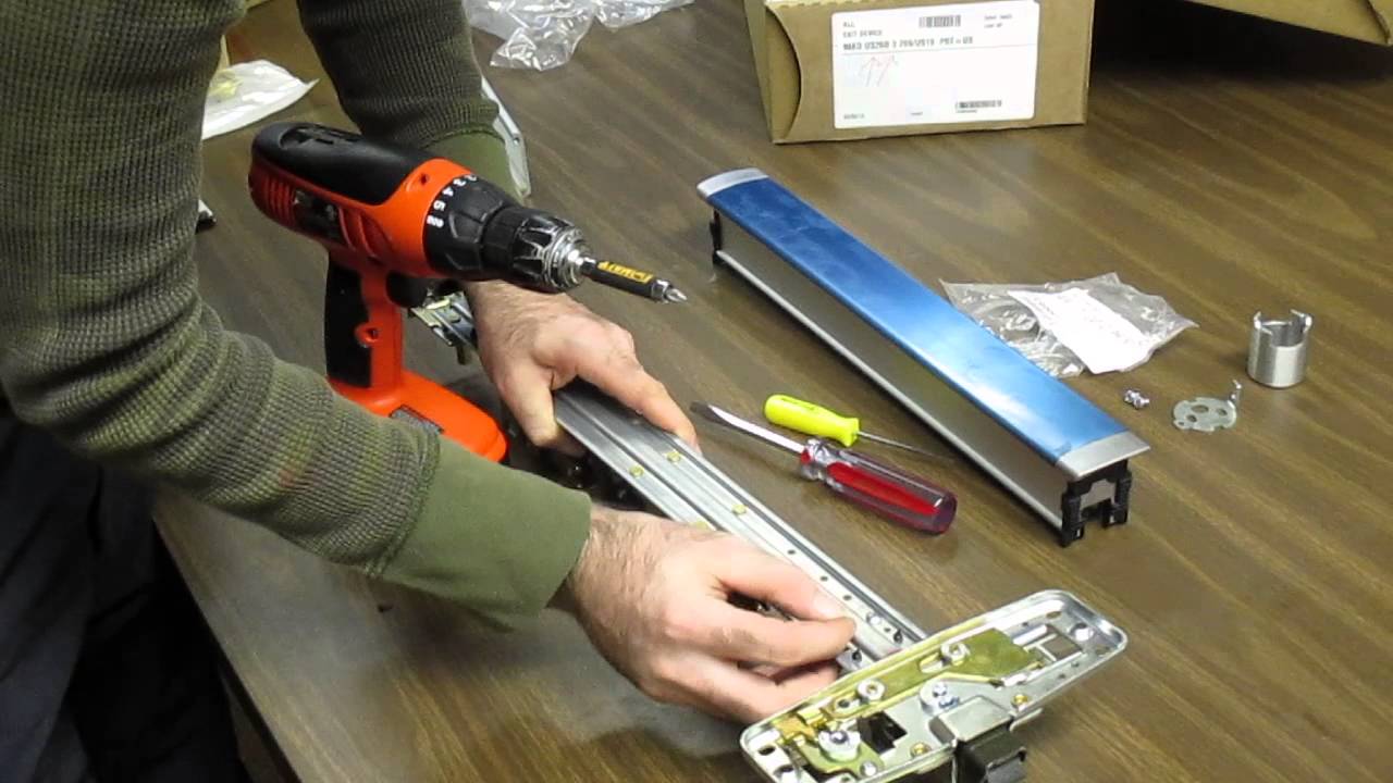 Changing Von Duprin Rim Panic to a Double Cylinder Function