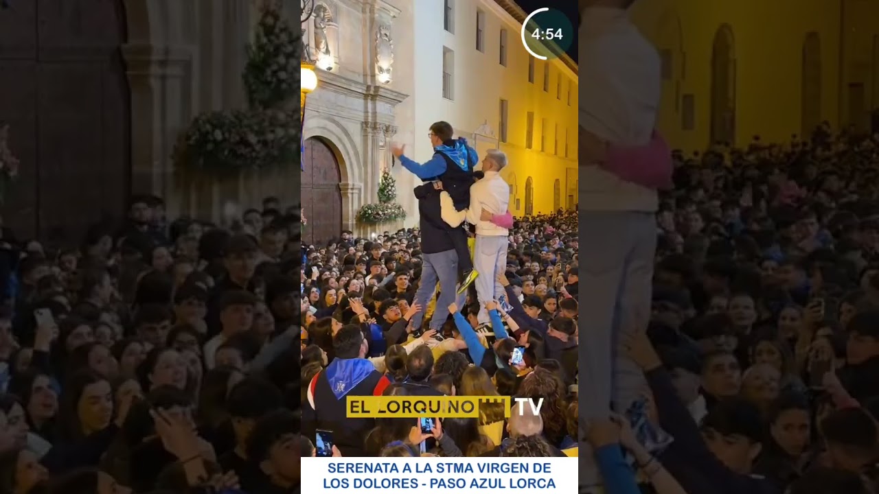 Serenata 2025 a la Stma Virgen de los Dolores, Paso Azul Lorca