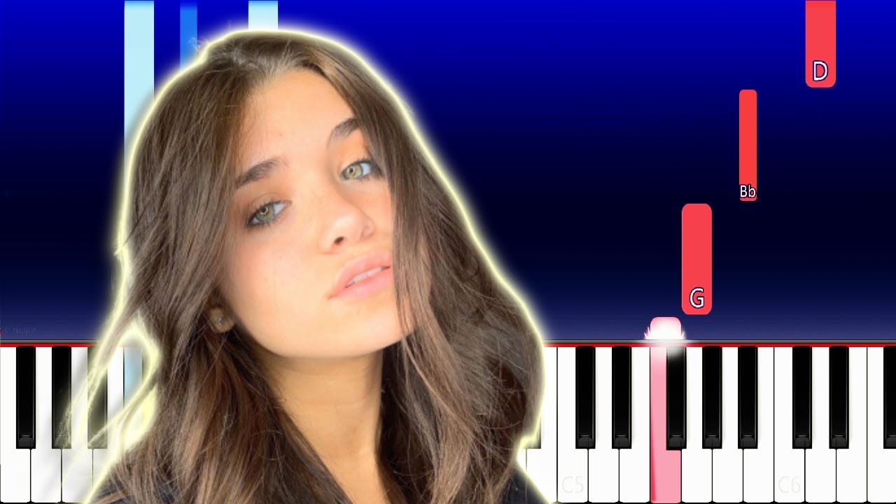 Nessa Barrett ft Jxdn - la di die (Piano Tutorial)