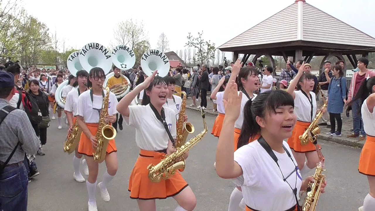 2019.4.21 京都橘高校吹奏楽 ブルーメの丘 pm14時