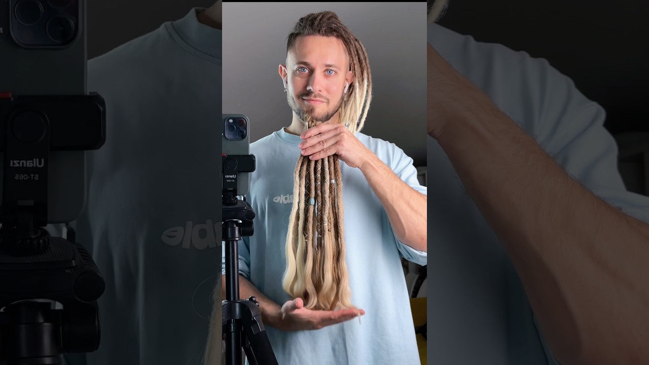 Dreadlocks Extension - Human Hair - Brown to Blond 
