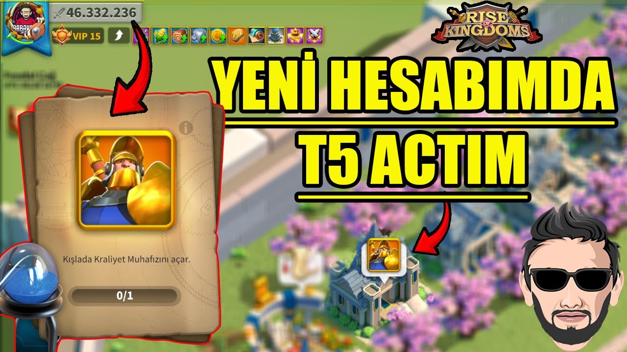 T5 Açmak Bu Kadar Kolay mı? - T5  Açtım çok hızlı , nasıl hızlı t5 acılır ! - Rise of Kingdoms