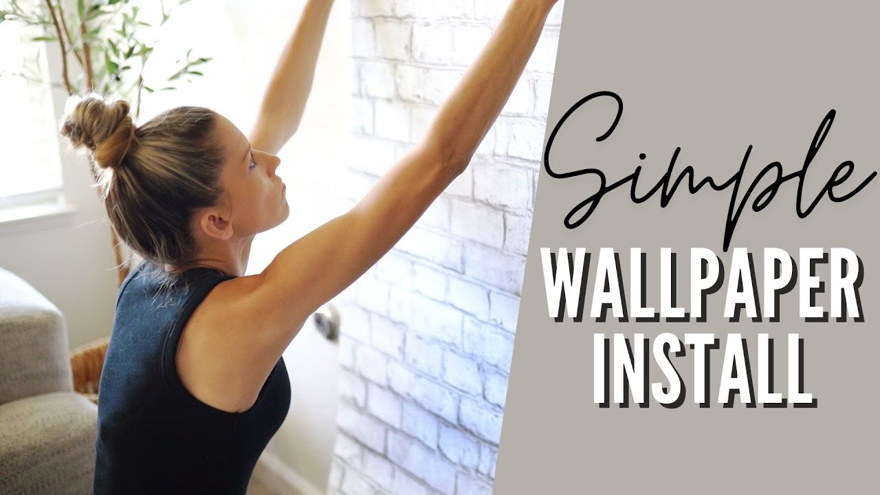 Peel and Stick Wallpaper How-To | Renter Friendly Apartment UPGRADES