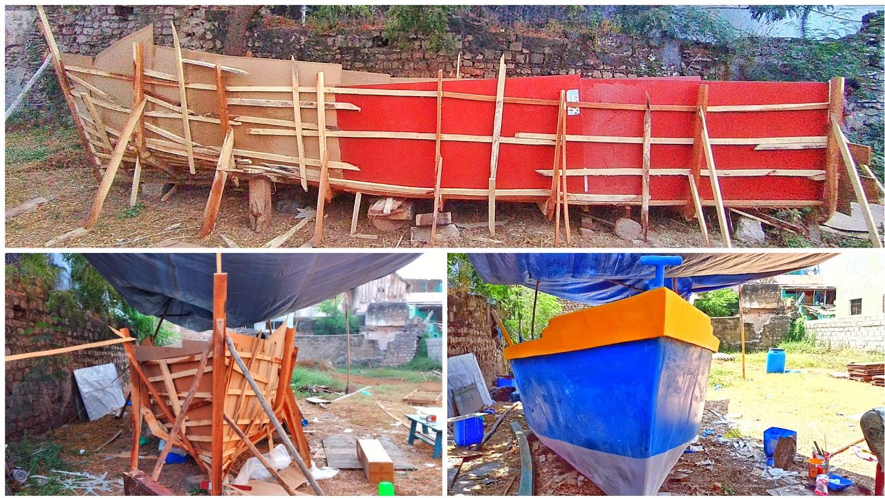 Fiber Boat Building | ஃபைபர் படகு செய்யும் நேரடிக்காட்சி | part - 1