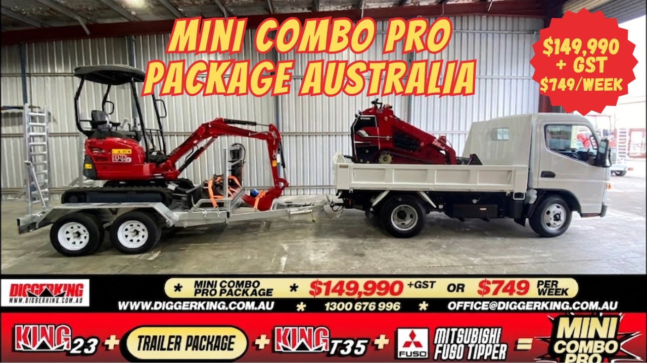 Mini Combo Pro Package Australia (Truck + Digger + Loader) | FULL Setup for Profit
