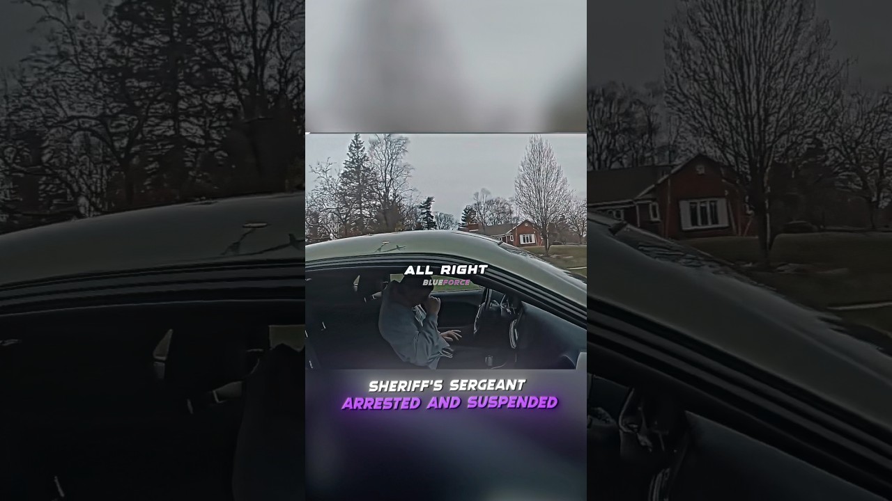 Сержант шерифа арестован и отстранен от службы за вождение в нетрезвом виде 🤯