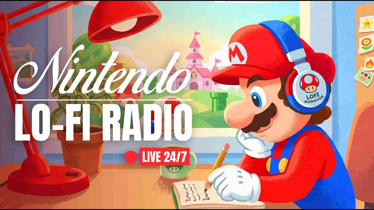 Nintendo Lo-Fi Radio 24/7 📡🔴 Relaxing Chill Tunes & Retro Beats