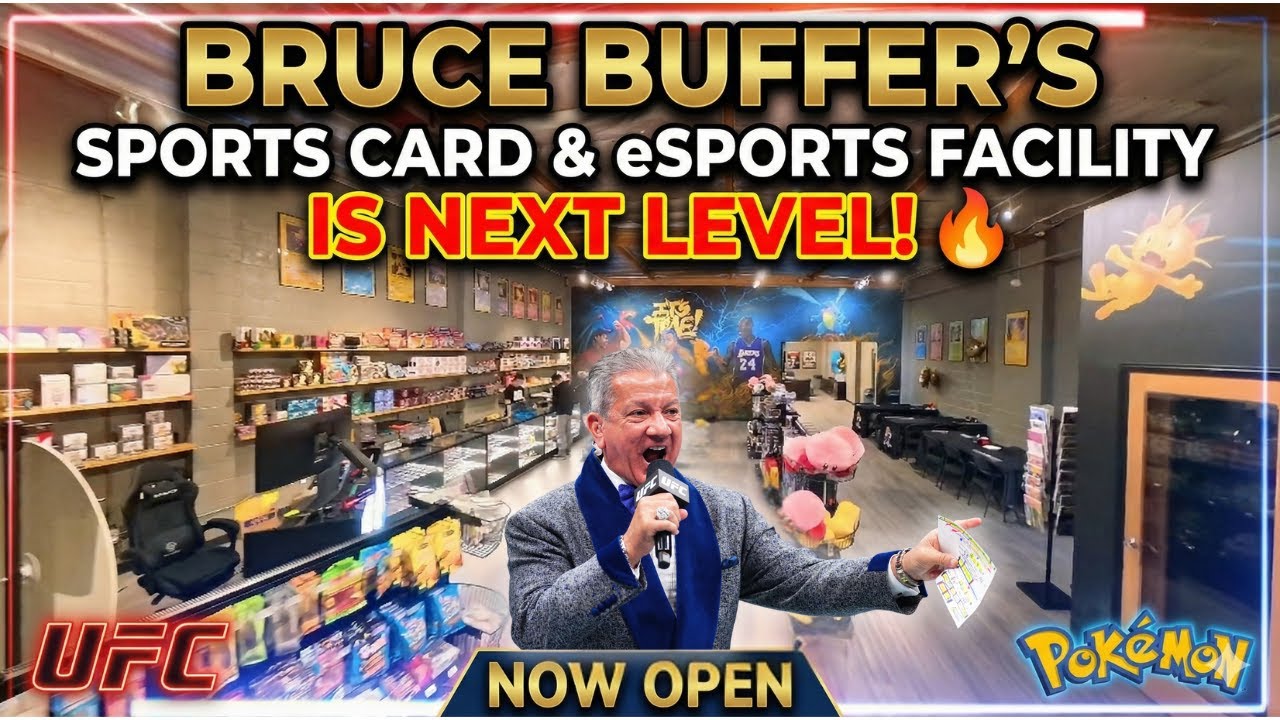 Bruce Buffer’s Sports Card & eSports Facility Is NEXT LEVEL! 🔥