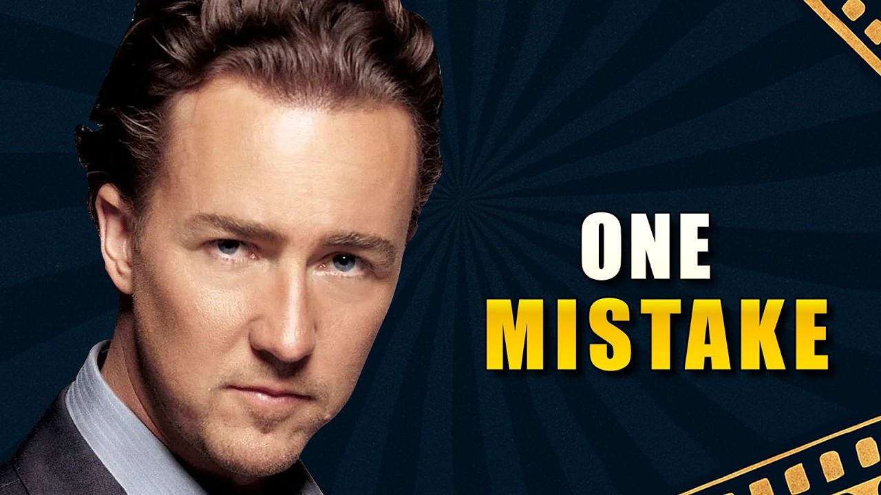 The Contract Mistake That Ended Edward Norton’s A-List Career