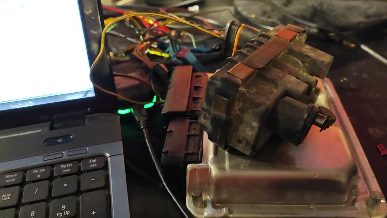 Hella actuator test setup using EDC15 hardware