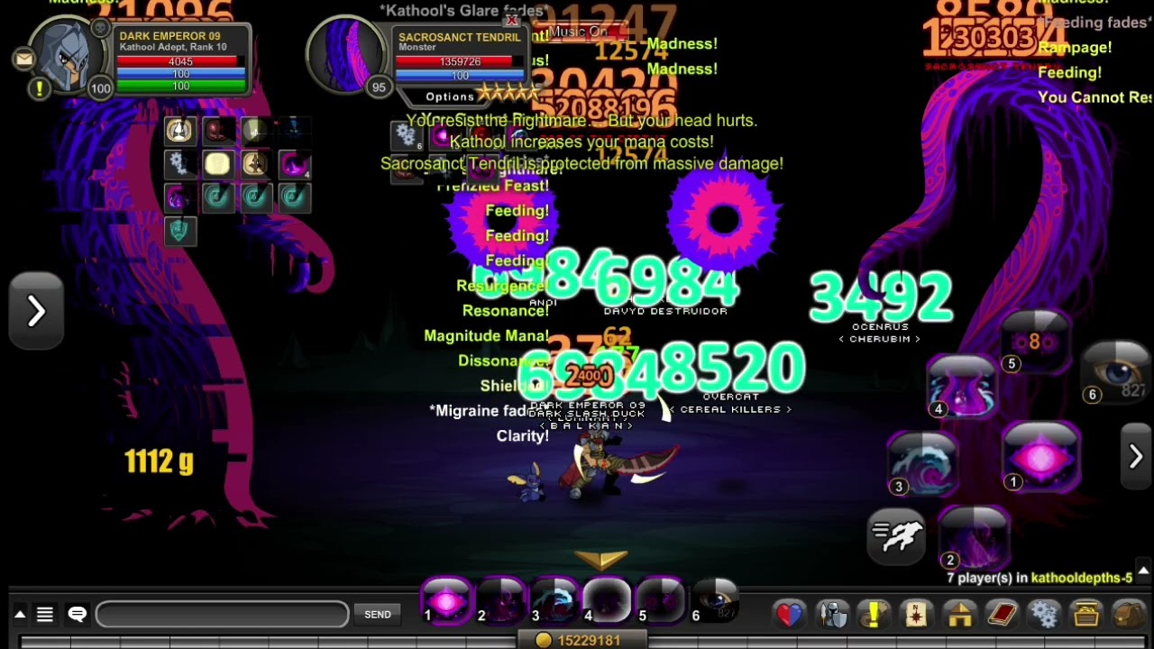 AQW: Kathool Adept Damage *No any Consumables*