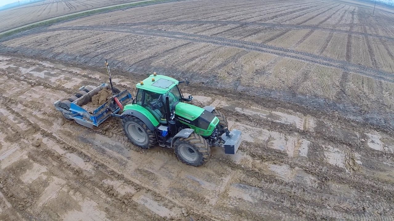 Fiat-Allis, 3x Deutz-Fahr and New Holland - LAND LEVELLING | Part 1/2
