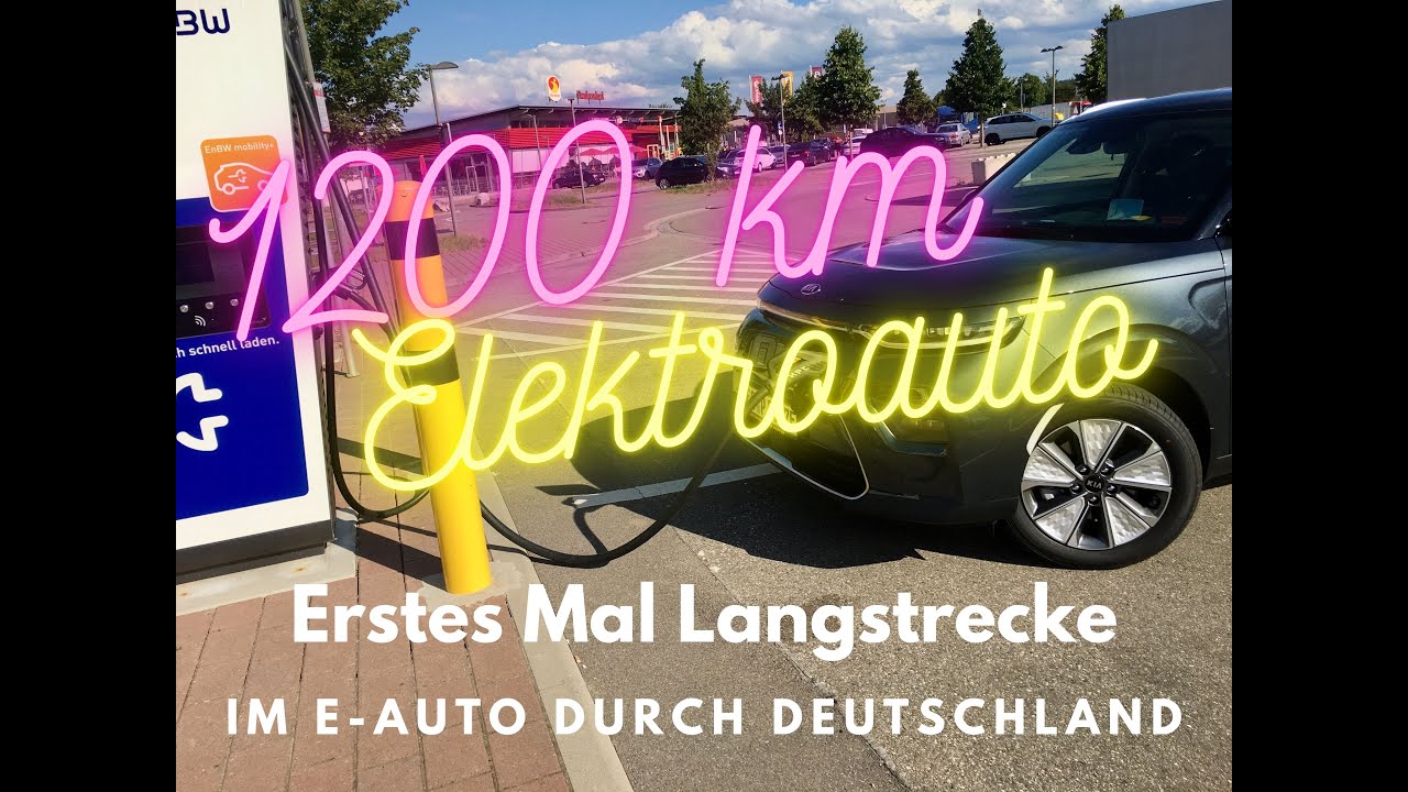Erster Elektroauto Roadtrip. 1200 km Langstrecke durch Deutschland mit Familie und KIA e-SOUL 64kwh