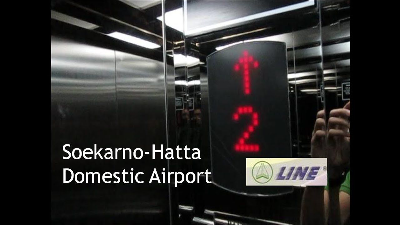LINE MRL Elevator at CGK Terminal 1C, Tangerang