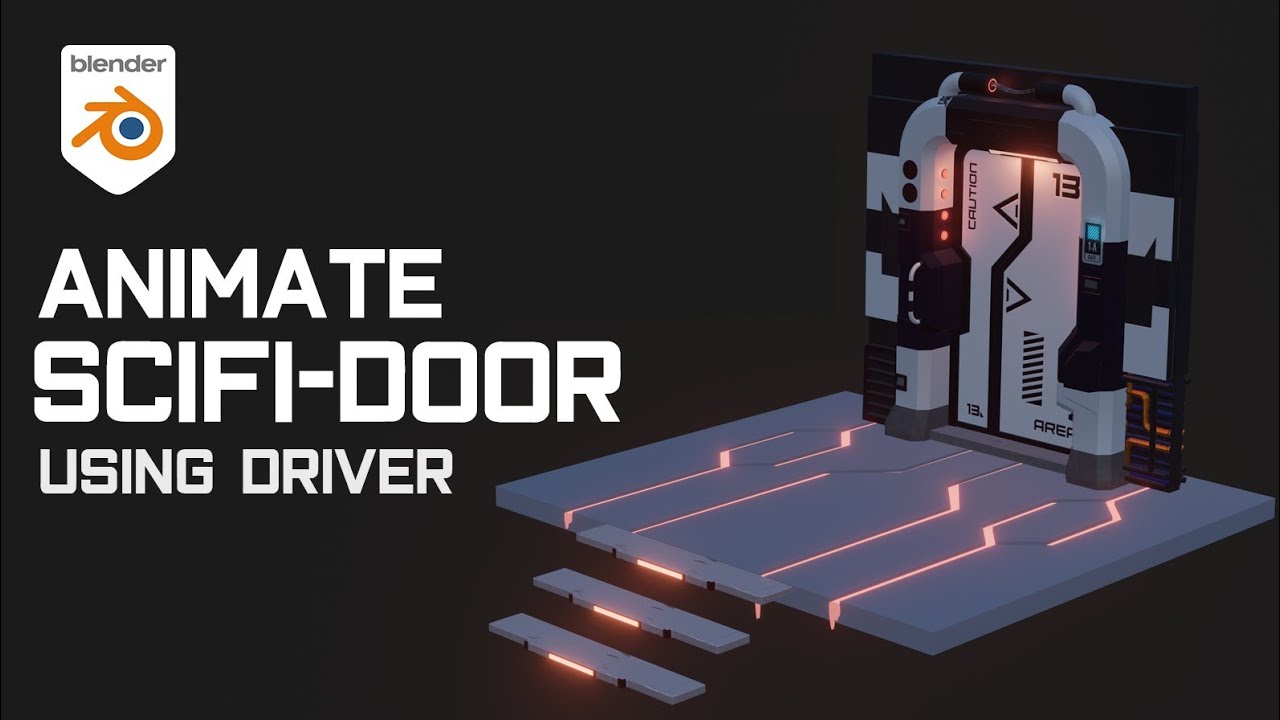 Blender Animation Mastery 1: Create a Dynamic Door Animation with Driver