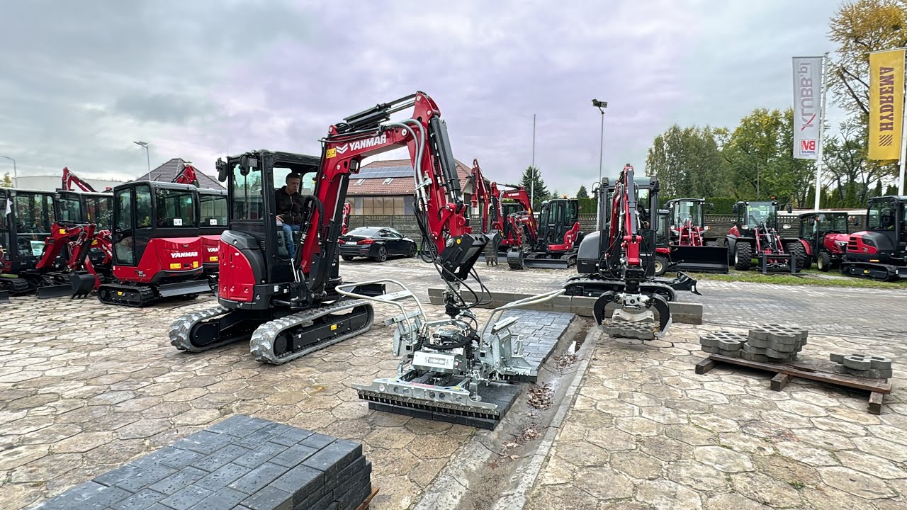 Chwytak Probst na Yanmar Vio33-6 - jak ustawić chwytak!